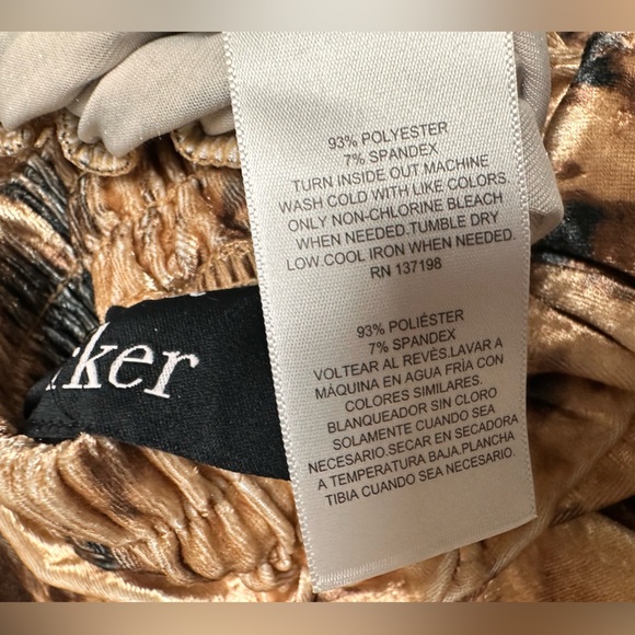 NWT; Nina Parker Velour Button Front Gold/Brown Top Plus Size & Pants 🍒 - Picture 5 of 10